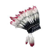 Maxbell Indian Hat Artificial Feather Headdress for Halloween Fancy Dress Dance Show