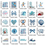 Maxbell 24Pcs Coastal Cowgirl Iron on Patches Embroidered Patches for Hat Coat Pants