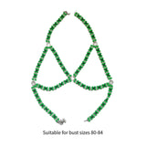 Maxbell Body Chain Bra Chain Lightweight Bikini Chain for Carnivals Cosplay Concerts