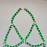 Maxbell Body Chain Bra Chain Lightweight Bikini Chain for Carnivals Cosplay Concerts