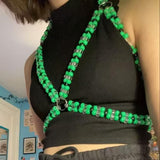 Maxbell Body Chain Bra Chain Lightweight Bikini Chain for Carnivals Cosplay Concerts