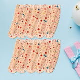 Maxbell Womens Socks 5 Pairs Cool Comfortable Breathable Mid Calf Flower Transparent