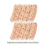 Maxbell Womens Socks 5 Pairs Cool Comfortable Breathable Mid Calf Flower Transparent