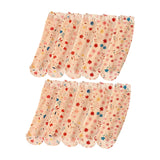 Maxbell Womens Socks 5 Pairs Cool Comfortable Breathable Mid Calf Flower Transparent