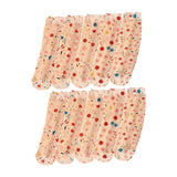 Maxbell Womens Socks 5 Pairs Cool Comfortable Breathable Mid Calf Flower Transparent