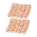 Maxbell Womens Socks 5 Pairs Cool Comfortable Breathable Mid Calf Flower Transparent