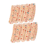 Maxbell Womens Socks 5 Pairs Cool Comfortable Breathable Mid Calf Flower Transparent