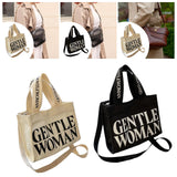 Maxbell Canvas Tote Bag Multipurpose Women Shoulder Bag for Traveling Everyday Shopping white