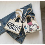 Maxbell Canvas Tote Bag Multipurpose Women Shoulder Bag for Traveling Everyday Shopping white