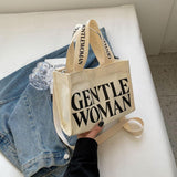 Maxbell Canvas Tote Bag Multipurpose Women Shoulder Bag for Traveling Everyday Shopping white