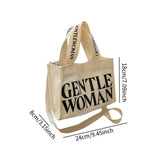 Maxbell Canvas Tote Bag Multipurpose Women Shoulder Bag for Traveling Everyday Shopping white