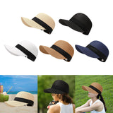 Maxbell Womens Sun Hat Fishing Cap Travel Baseball Hat for Vacation Festival Outdoor Beige