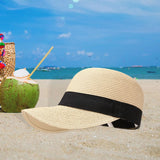 Maxbell Womens Sun Hat Fishing Cap Travel Baseball Hat for Vacation Festival Outdoor Beige