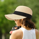 Maxbell Womens Sun Hat Fishing Cap Travel Baseball Hat for Vacation Festival Outdoor Beige