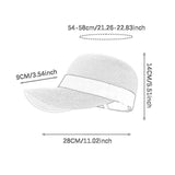 Maxbell Womens Sun Hat Fishing Cap Travel Baseball Hat for Vacation Festival Outdoor Black