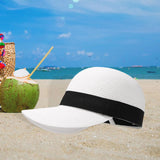 Maxbell Womens Sun Hat Fishing Cap Travel Baseball Hat for Vacation Festival Outdoor White