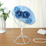 Maxbell Women Beret Hat Vintage Cool Costume Accessories for Trip Vacation Traveling Light Blue
