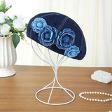 Maxbell Women Beret Hat Vintage Cool Costume Accessories for Trip Vacation Traveling Dark Blue