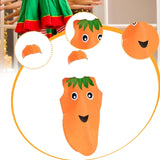 Maxbell Kids Fruit Costume Cosplay Children Clothing for Children's Day Themed Party Carrot