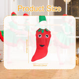 Maxbell Kids Fruit Costume Cosplay Children Clothing for Children's Day Themed Party Red pepper