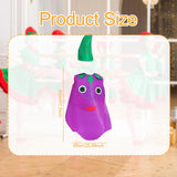 Maxbell Kids Fruit Costume Cosplay Children Clothing for Children's Day Themed Party Eggplant