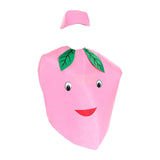 Maxbell Kids Fruit Costume Cosplay Children Clothing for Children's Day Themed Party Peach