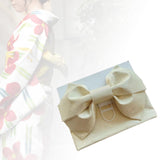Maxbell Japanese Kimono Obi Women's Japanese Kimono Obi Belt for Kimono Dress Beige