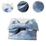 Maxbell Japanese Kimono Obi Women's Japanese Kimono Obi Belt for Kimono Dress Blue