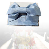 Maxbell Japanese Kimono Obi Women's Japanese Kimono Obi Belt for Kimono Dress Blue
