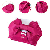 Maxbell Japanese Kimono Obi Women's Japanese Kimono Obi Belt for Kimono Dress Rose A