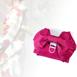 Maxbell Japanese Kimono Obi Women's Japanese Kimono Obi Belt for Kimono Dress Rose A