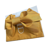 Maxbell Japanese Kimono Obi Women's Japanese Kimono Obi Belt for Kimono Dress Yellow