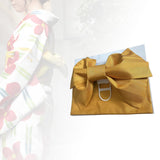 Maxbell Japanese Kimono Obi Women's Japanese Kimono Obi Belt for Kimono Dress Yellow