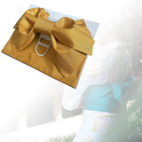 Maxbell Japanese Kimono Obi Women's Japanese Kimono Obi Belt for Kimono Dress Yellow