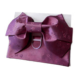 Maxbell Japanese Kimono Obi Women's Japanese Kimono Obi Belt for Kimono Dress Deep Violet