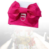 Maxbell Japanese Kimono Obi Women's Japanese Kimono Obi Belt for Kimono Dress Rose C