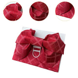 Maxbell Japanese Kimono Obi Women's Japanese Kimono Obi Belt for Kimono Dress Red