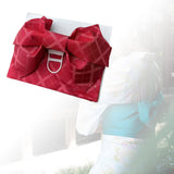 Maxbell Japanese Kimono Obi Women's Japanese Kimono Obi Belt for Kimono Dress Red