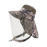 Maxbell Beekeeping Hat Net Beekeeper Fisherman Hat for Camping Gardening Backpacking Brown
