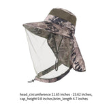 Maxbell Beekeeping Hat Net Beekeeper Fisherman Hat for Camping Gardening Backpacking Brown