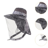 Maxbell Beekeeping Hat Net Beekeeper Fisherman Hat for Camping Gardening Backpacking Grey