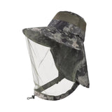 Maxbell Beekeeping Hat Net Beekeeper Fisherman Hat for Camping Gardening Backpacking Green