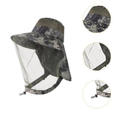 Maxbell Beekeeping Hat Net Beekeeper Fisherman Hat for Camping Gardening Backpacking Green