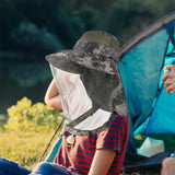 Maxbell Beekeeping Hat Net Beekeeper Fisherman Hat for Camping Gardening Backpacking Green
