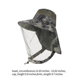 Maxbell Beekeeping Hat Net Beekeeper Fisherman Hat for Camping Gardening Backpacking Green