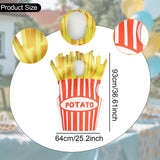 Maxbell French Fries Costume Props Funny Novelty Outfit for Party Holiday Masquerade