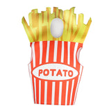 Maxbell French Fries Costume Props Funny Novelty Outfit for Party Holiday Masquerade