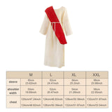Maxbell Christian Biblical Robe Medieval Missionary Outfit for Carnivals Stage Photo M