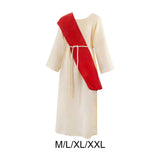 Maxbell Christian Biblical Robe Medieval Missionary Outfit for Carnivals Stage Photo M