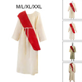 Maxbell Christian Biblical Robe Medieval Missionary Outfit for Carnivals Stage Photo M